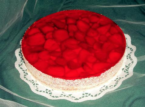 Erdbeergeleetorte