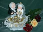 Porzellan-Brautpaar zur goldenen Hochzeit (#70)